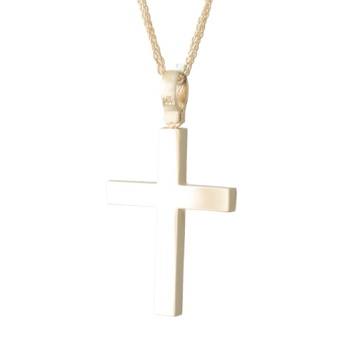 Βαπτιστικός Σταυρός 14 καρατίων Για Αγόρι